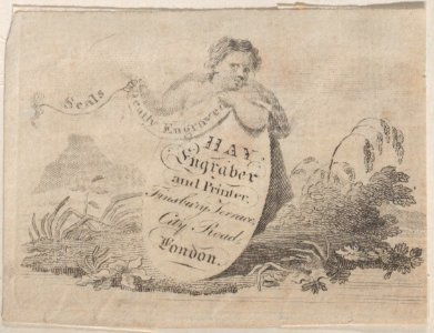 Trade Card for Hay, Engraver & Printer Met DP885239