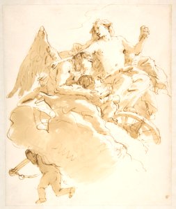 Venus Entrusting an Infant to Time MET DP811871