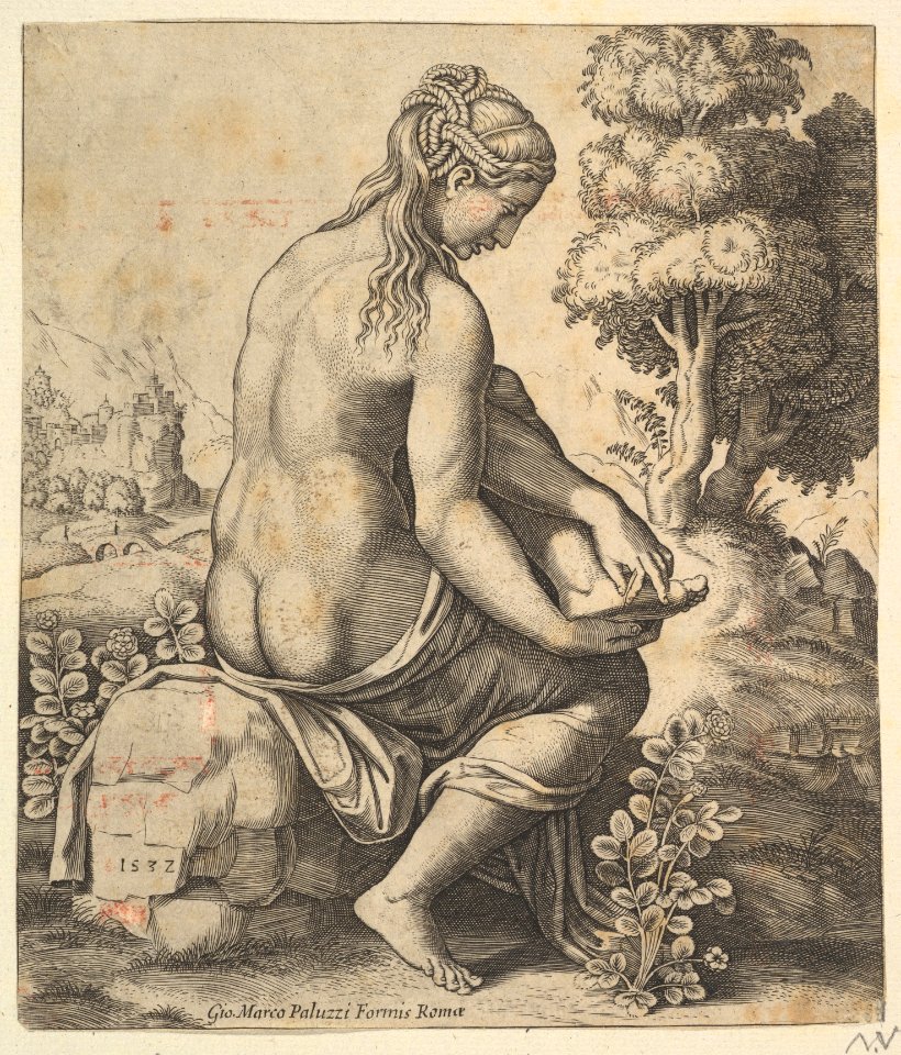 Venus removing a thorn from her foot MET DP824394