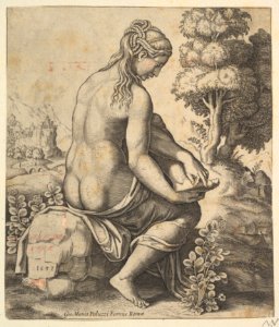 Venus removing a thorn from her foot MET DP824394