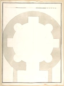 Unlabeled Plan of the Tempio della Speranza (same Building as Accession Number 60.632.44) MET DP801739
