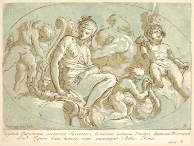 Venus Surrounded by Putti MET DP826141