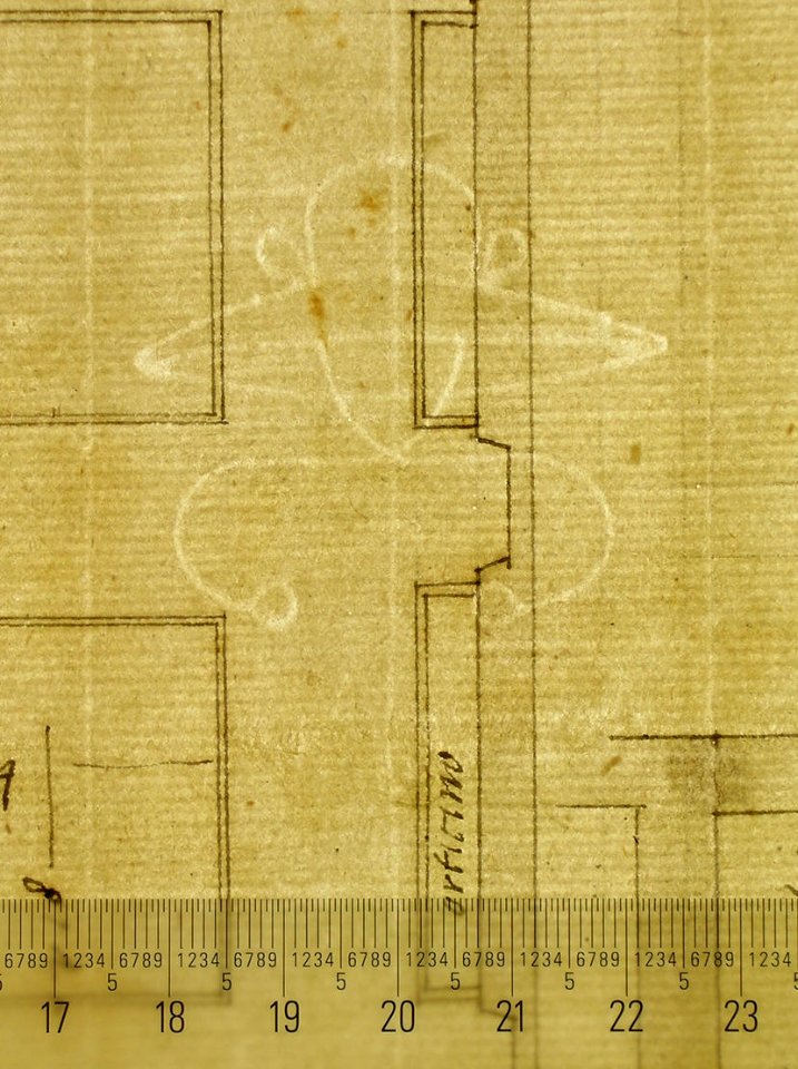 Unidentified palace, plan (recto) blank (verso) MET sf49 92 77-watermark