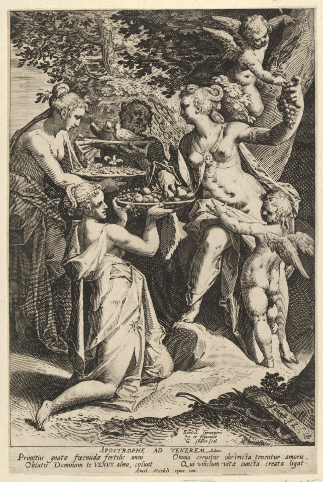 Venus Receiving Gifts MET DP836543