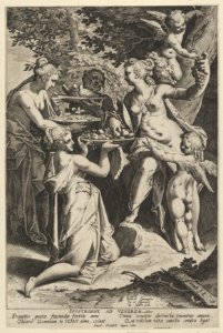 Venus Receiving Gifts MET DP836543