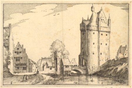Town Gate from Regiunculae et Villae Aliquot Ducatus Brabantiae MET DP825670