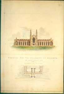 University of Michigan (elevation and plan) MET DR301
