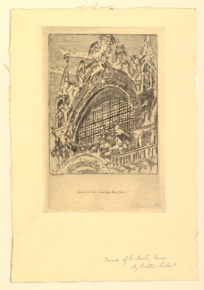 Venice, The Horses of St. Mark's (Fourth Version) MET DP819393