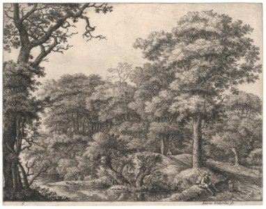 Travelers Resting in the Forest MET DP876307
