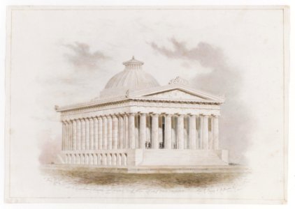 U. S. Custom House, New York (perspective) MET DR275