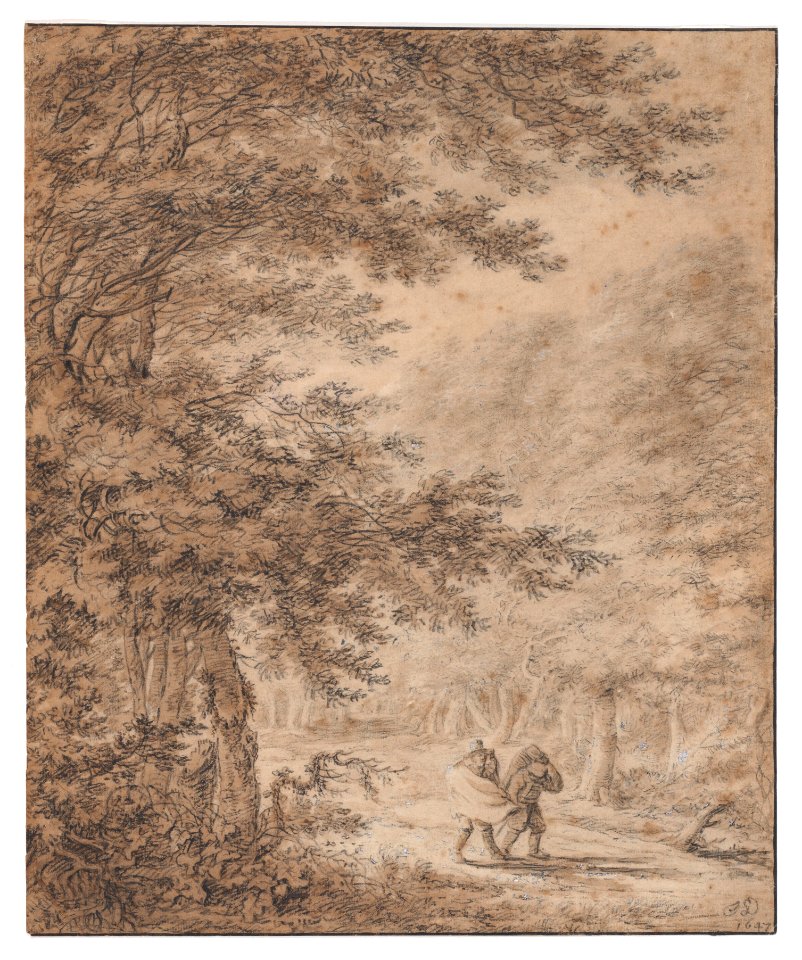 Travelers in a Forest Met DP887760