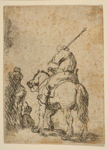 Turbaned Soldier on Horseback MET DP814401