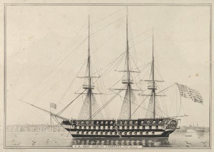 U. S. Ship North Carolina, 102 Guns MET DP853571