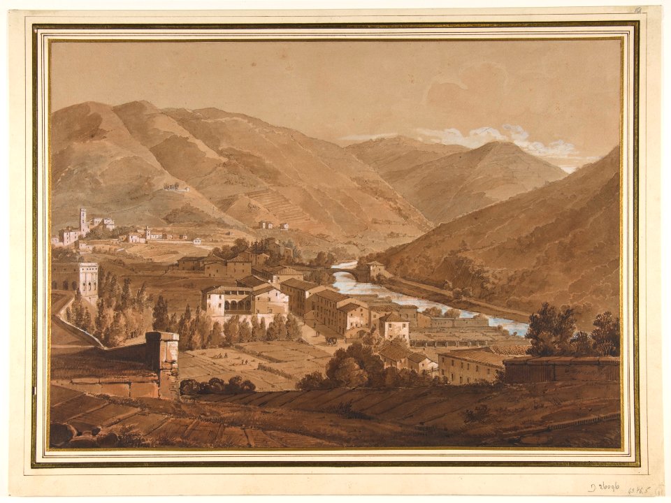Town in an Alpine Valley MET DP811953