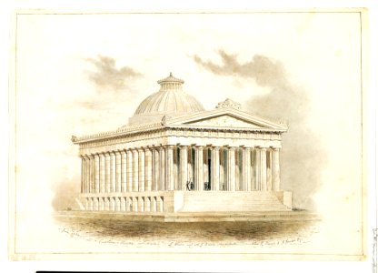 U. S. Custom House, New York (perspective) MET 49I 081R4
