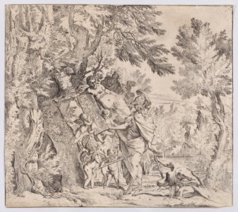 Venus giving arms to Aeneas Met DP888798