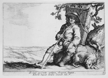 Traveler with Dog, from the series Sixteen Peasant Subjects MET MM91805