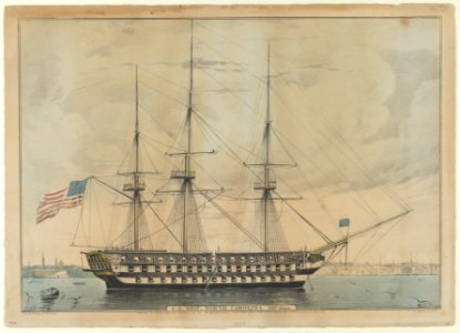 U. S. Ship North Carolina, 102 Guns MET DP853584