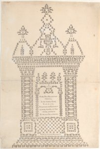 Trade Card for Richard Beatniffe, printer and bookseller Met DP884957