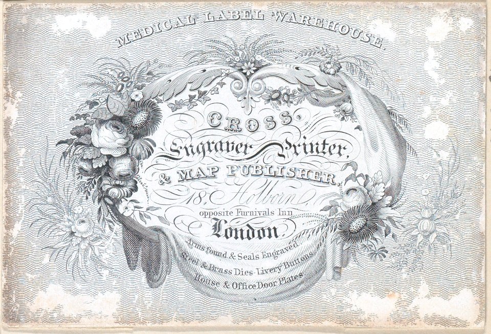 Trade Card for Cross, Engraver, Print and Map Publisher Met DP885210