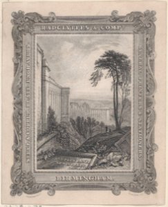 Trade Card for Radclyffe & Co Met DP885101