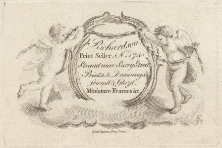 Trade Card for William Richardson, Print Seller Met DP885068