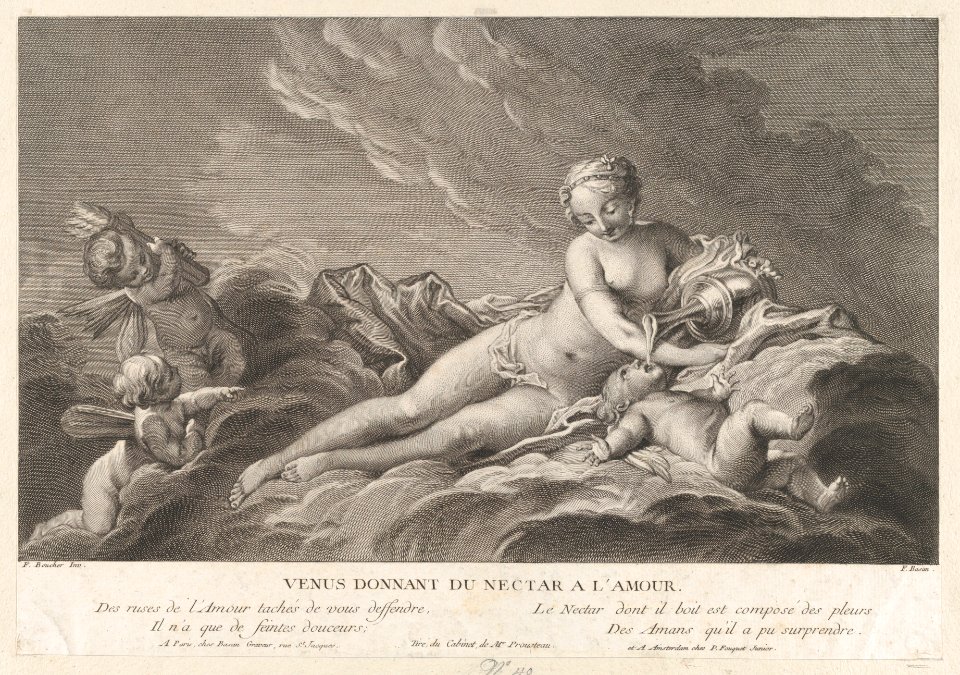 Venus Giving Nectar to Cupid MET DP874151