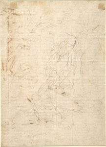 Unidentified Subject- Reclining Nude Male Figure and Cattle MET DP808195