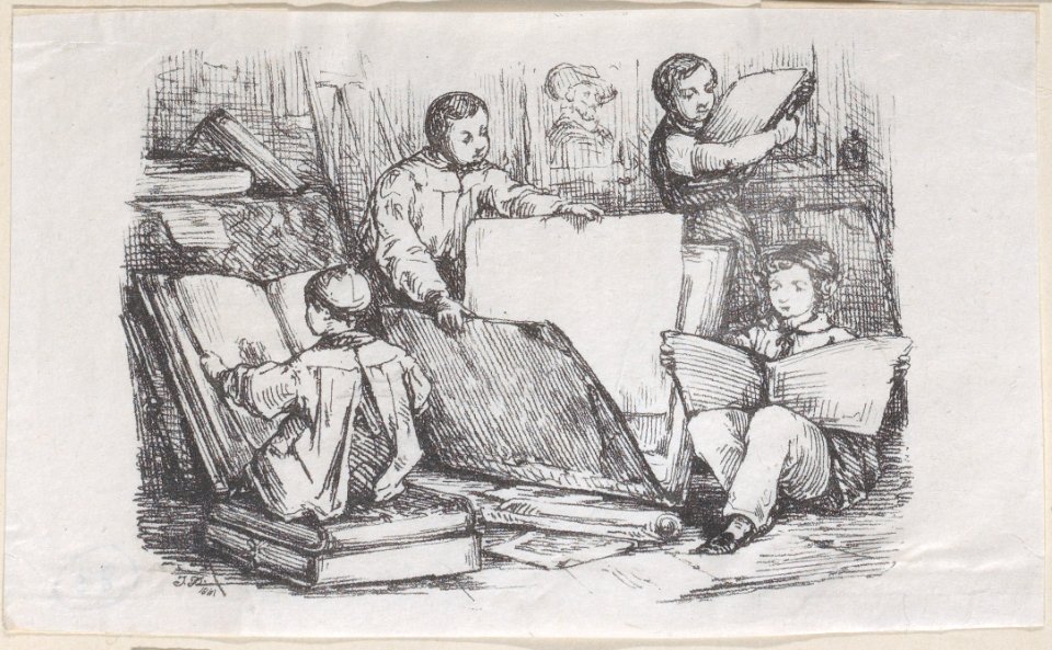 Trade Card Illustration Advertising Bookbinding Met DP885216