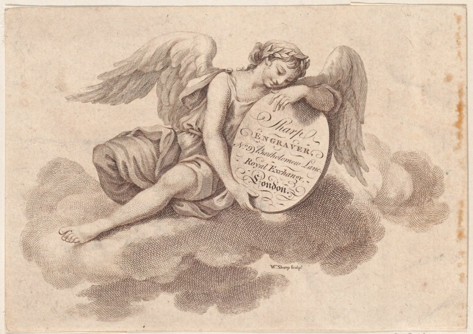 Trade Card for William Sharp, Engraver Met DP885062
