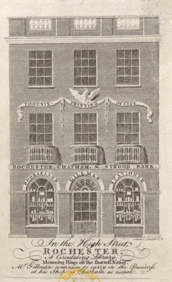 Trade Card for W. Gillman's Phoenix Printing Office Met DP885066