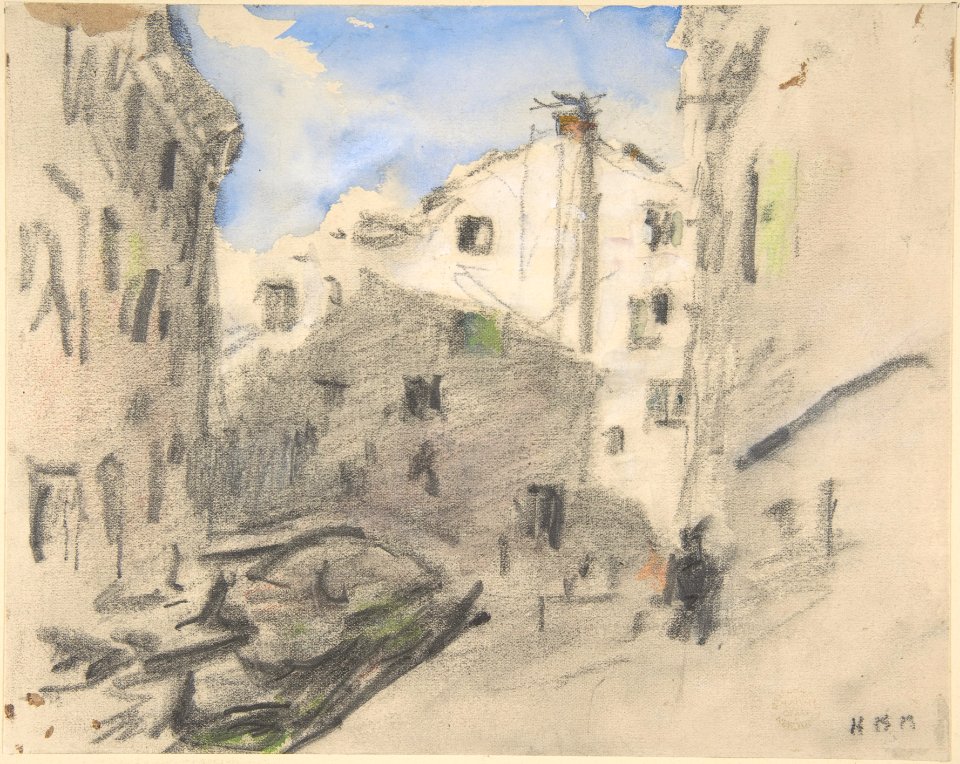 Venetian Street Scene MET DP800811