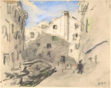 Venetian Street Scene MET DP800811