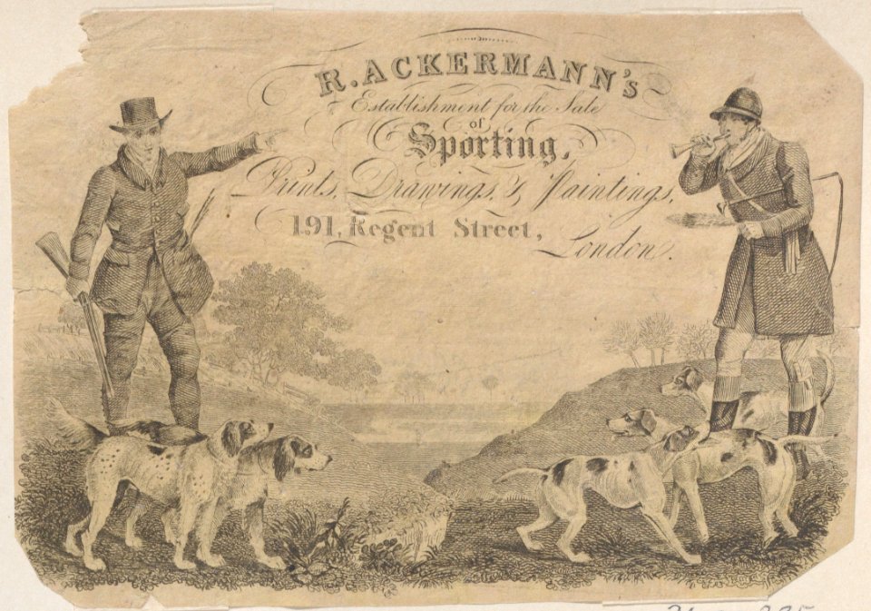 Trade Card for R. Ackermann, Printseller and Art Dealer Met DP885043
