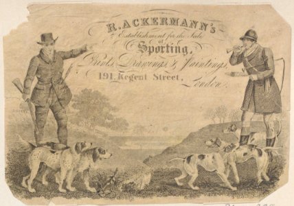 Trade Card for R. Ackermann, Printseller and Art Dealer Met DP885043