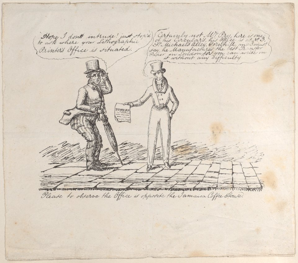 Trade Card for Vowles Lithographic Printer's Office, Printer Met DP884977