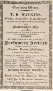 Trade Card for T. B. Watkins, Printer, Bookseller, & Bookbinder Met DP885113