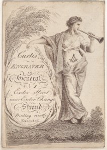 Trade Card for Curtis, Engraver Met DP885188