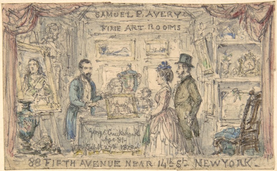 Trade card for Samuel P. Avery, New York MET DP801131