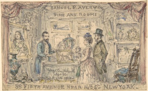 Trade card for Samuel P. Avery, New York MET DP801131