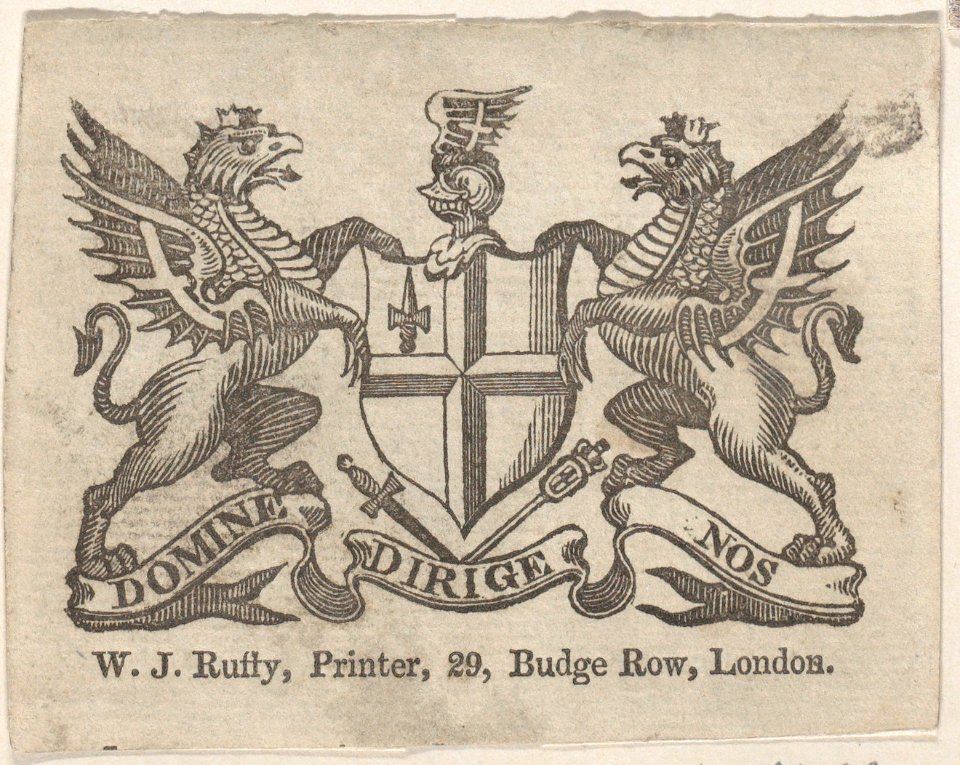 Trade Card for Jones and Barriff, Engravers and Printers Met DP885211