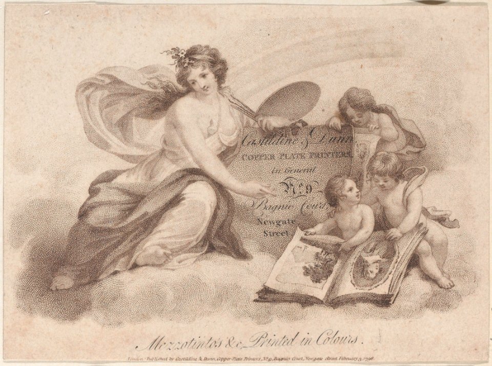 Trade Card for Castildine & Dunn, Copper Plate Engravers Met DP885222