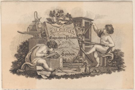 Trade Card for E.H. Cross, Engraver & Printer Met DP885104