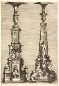 Two Torchères MET DP829681