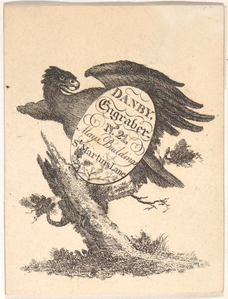 Trade Card for Danby, Engraver Met DP885197