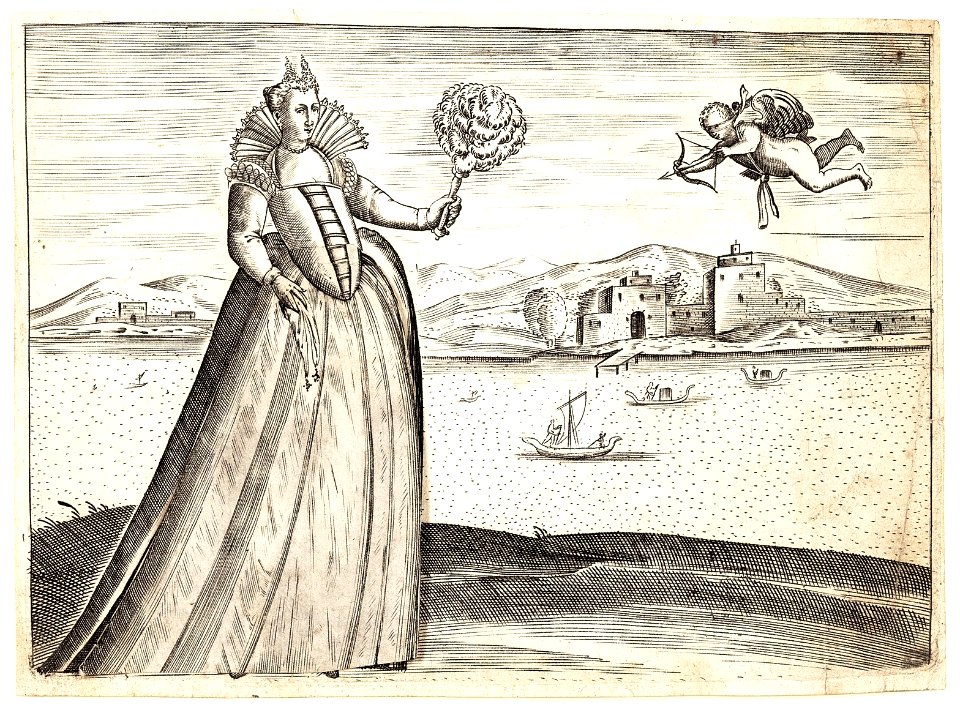 Venetian Woman with Moveable Skirt MET DP153416r1M 50EE