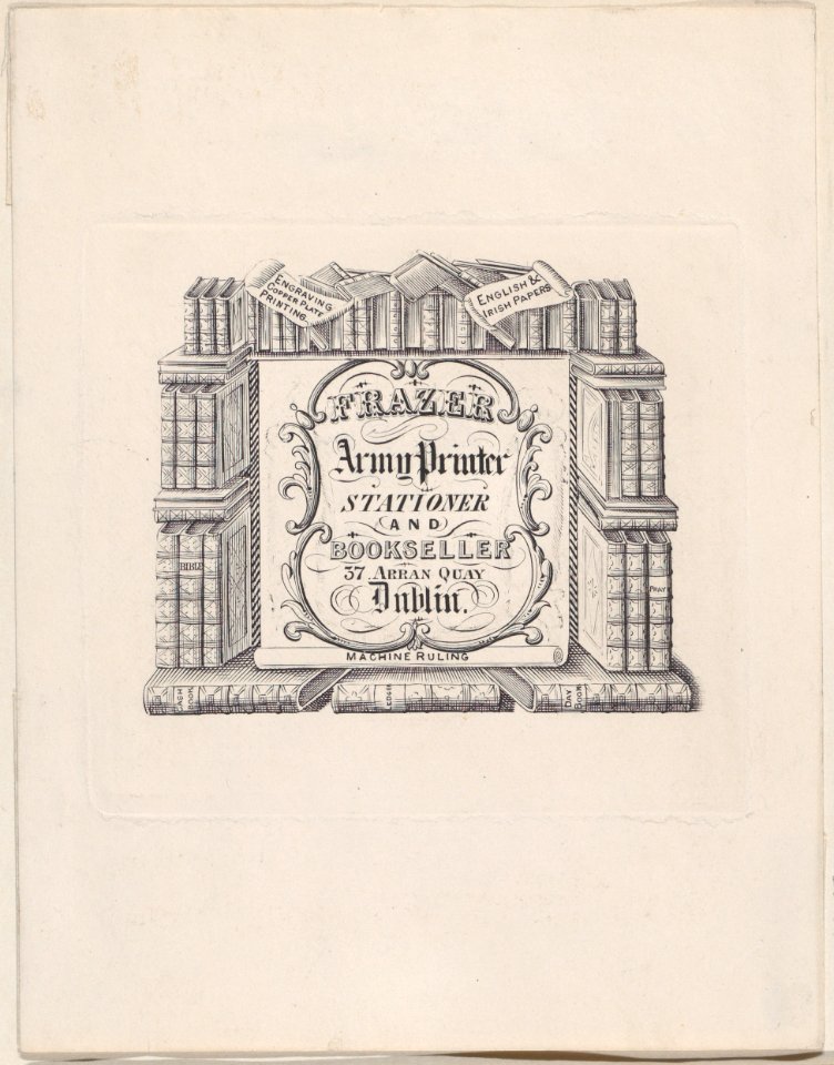 Trade Card for Frazer, Army Printer and Stationer Met DP885034