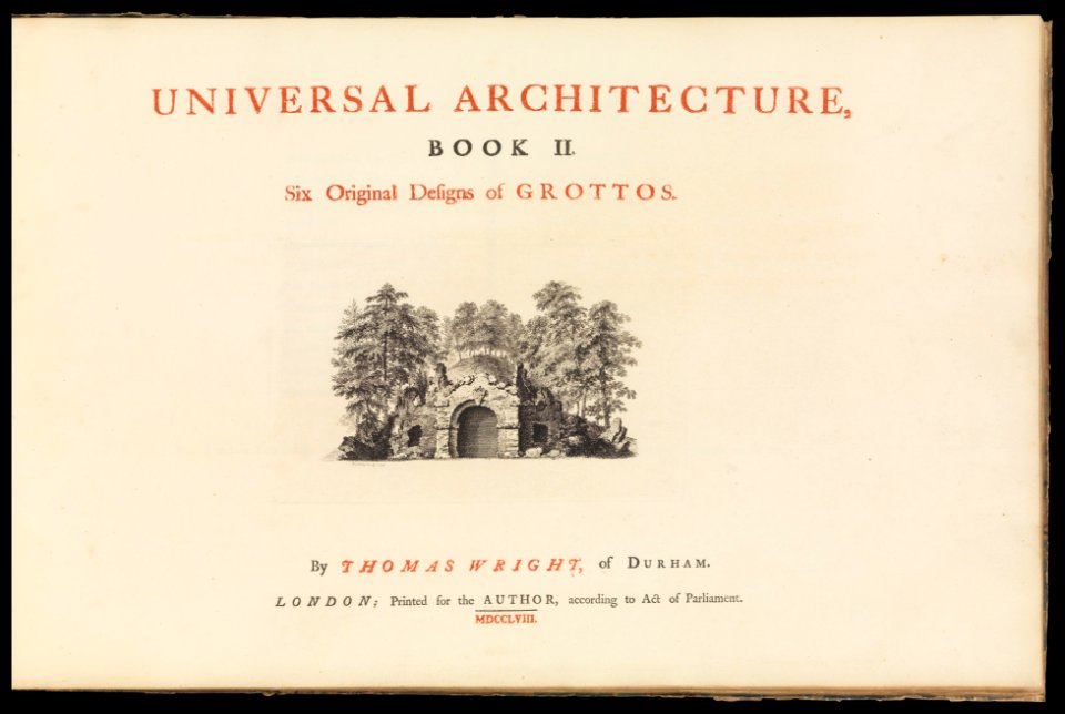 Universal Architecture- Book I, Six Original Designs of Arbours; Book II, Six Original Designs for Grottoes MET DP300244