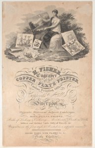 Trade Card for H. Fisher, Engraver and Copper Plate Printer Met DP885254