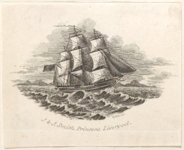 Trade Card for J & J Smith, Printers Met DP885051